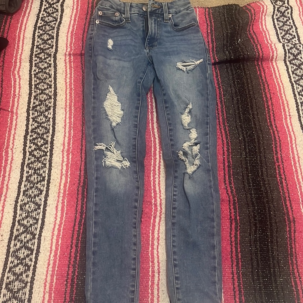 Aeropostale High Rise Curvy Jeggings